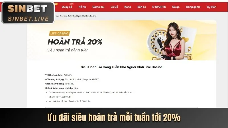 Thưởng nạp lại mm9958